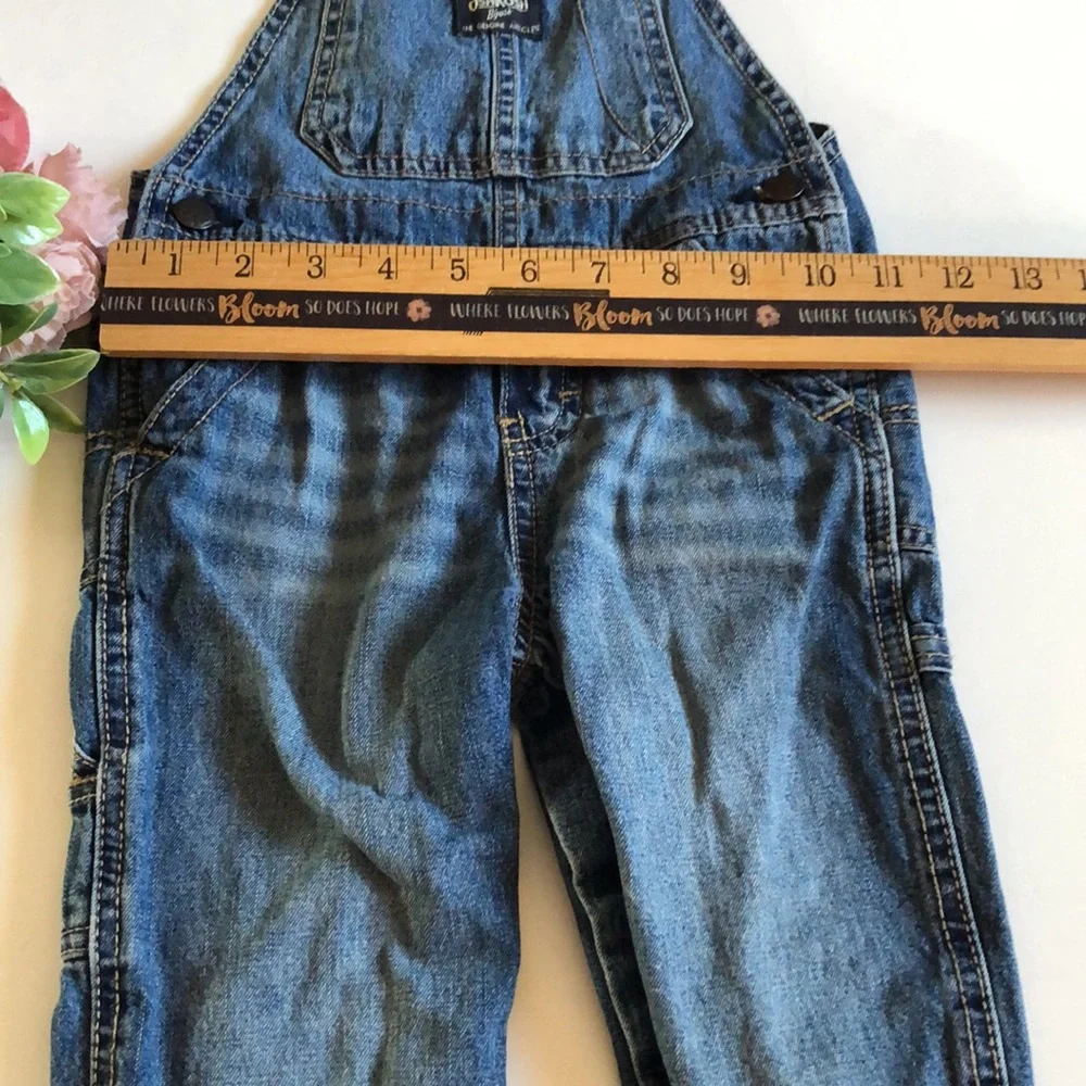 Oshkosh denim overalls 24 month With canvas straps
